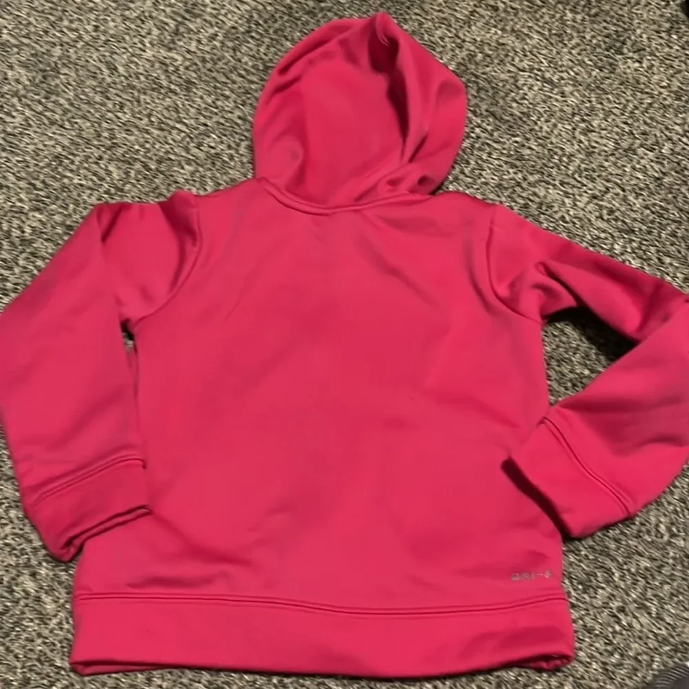 Nike fleece sweatshirt full zip hoodie - pink - 6X